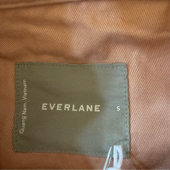 NWT Everlane Women’s Corduroy Button Up Long Sleeve Jacket cool Salmon 🍣 color - Picture 6 of 11